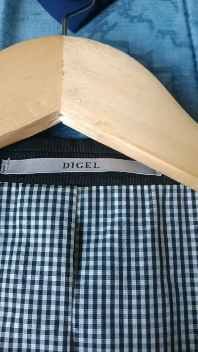 Blazer negro elegante para hombre Digel - miniatura 6