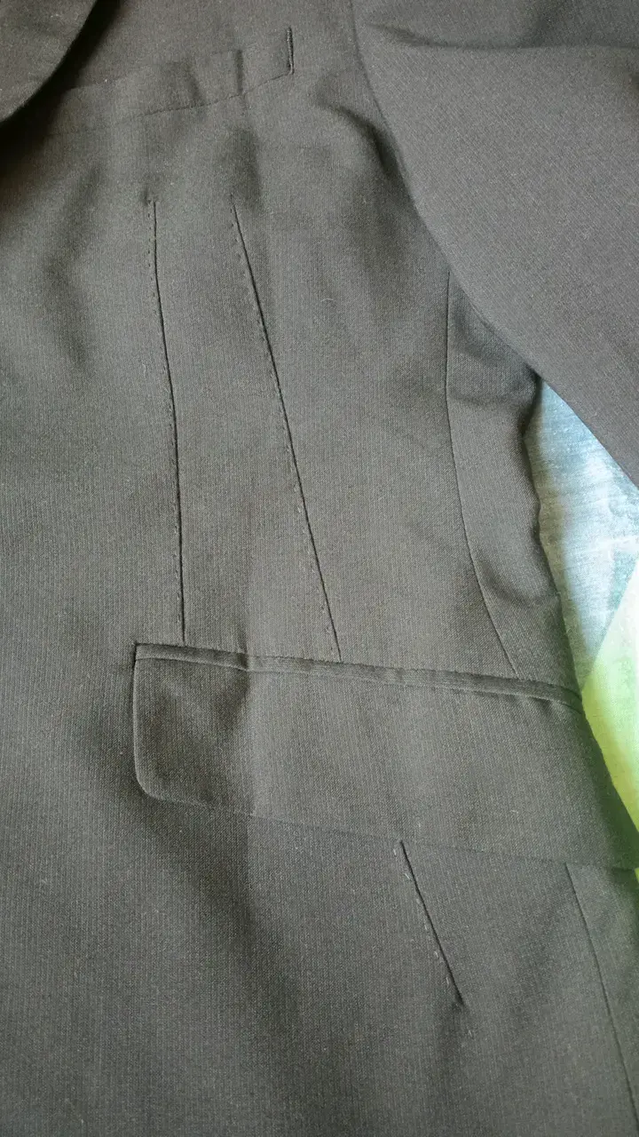 Blazer negro para hombre en buen estado - 3