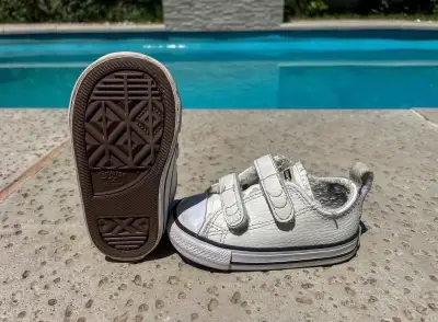 Zapatillas Converse para niños blancas unisex - miniatura 3