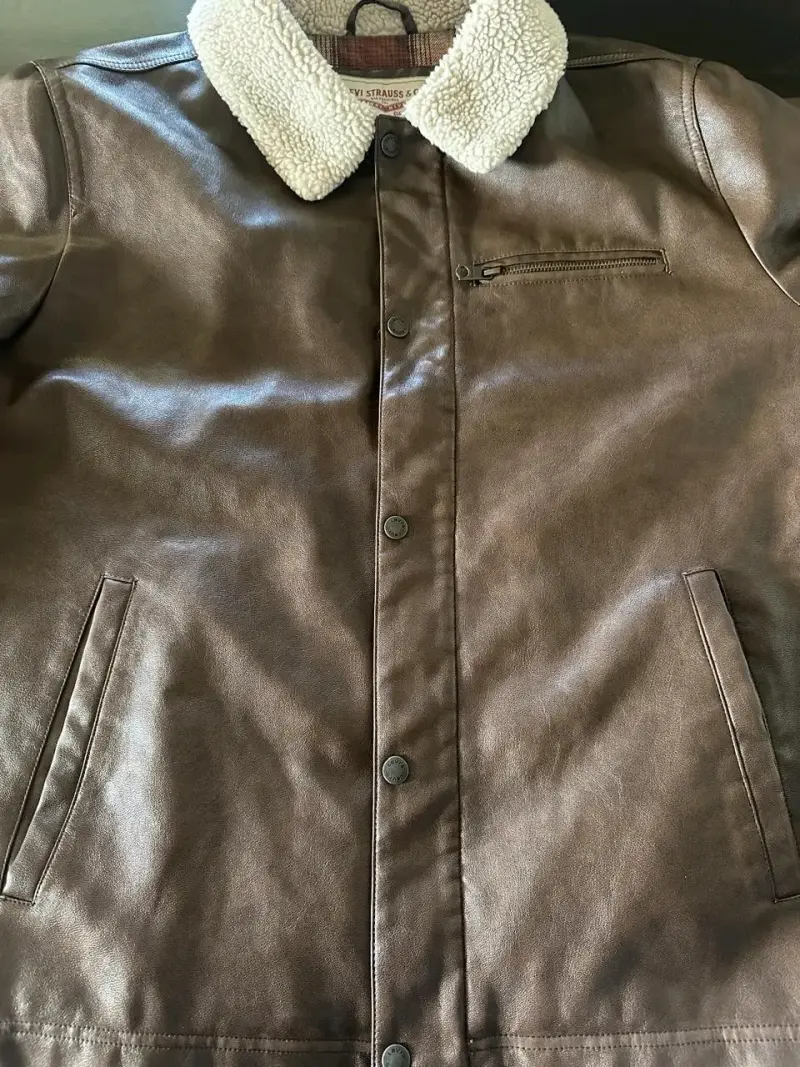 Chaqueta Levi's café tipo aviador - 5