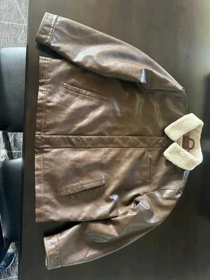 Chaqueta Levi's café tipo aviador - 6