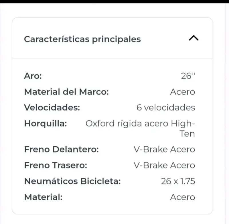 Bicicleta Oxford 26'' Morada con Canasto - 3