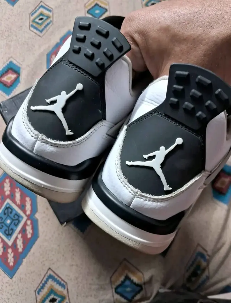 Zapatillas blancas Air Jordan retro 4 originales - 6