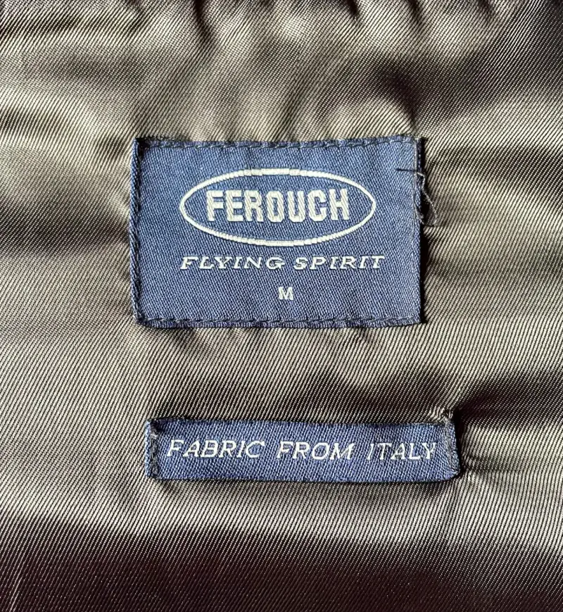 Abrigo negro Ferouch de lana para hombre - 4