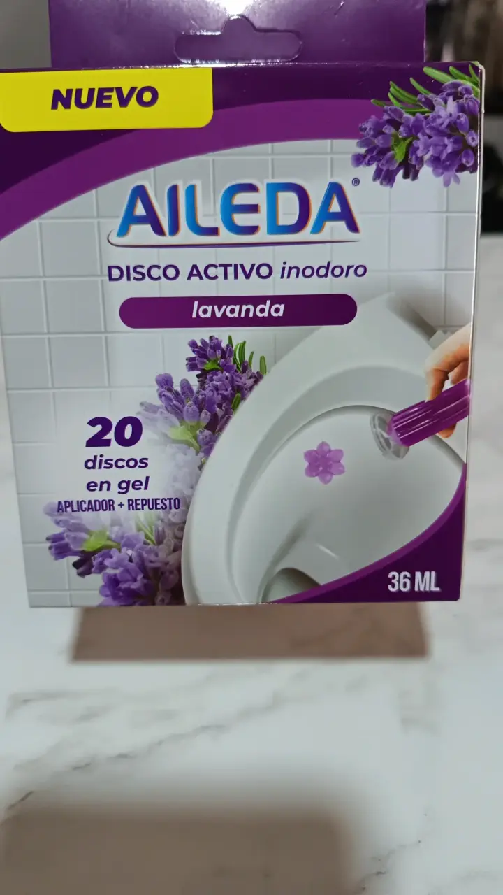 Discos Activos Inodoro Lavanda Aileda 20 Unidades - 1