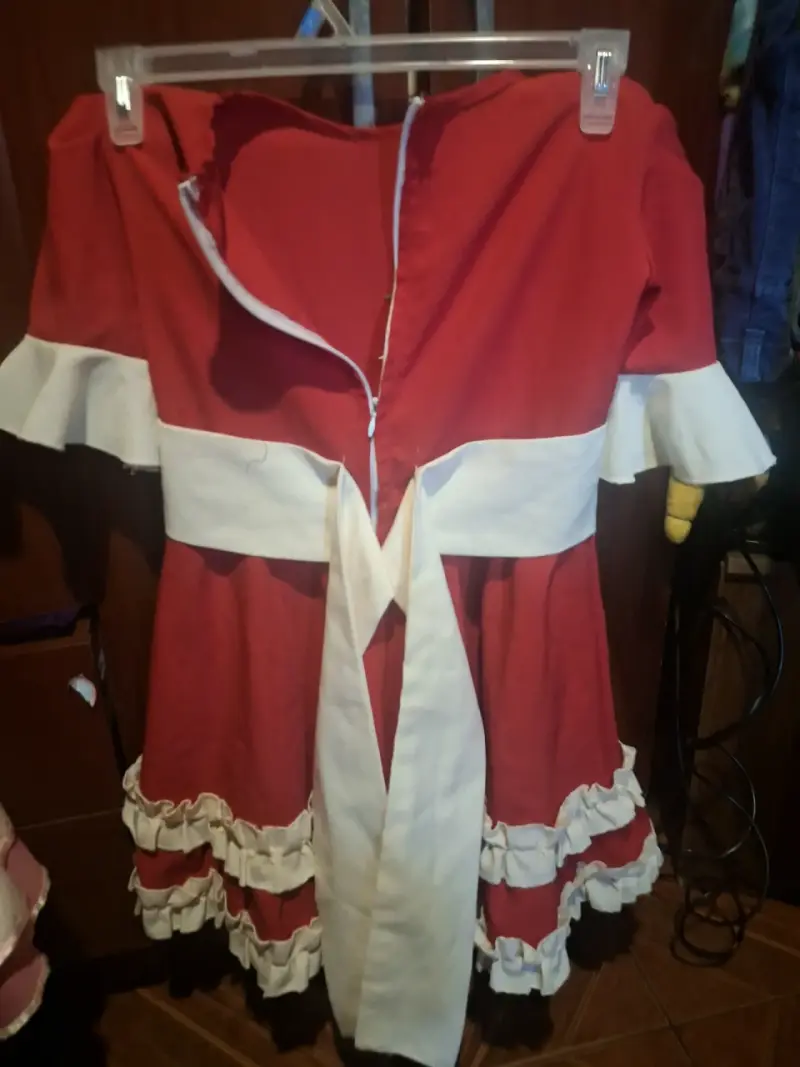 Vestido de huasa chilena para niña talla 6 a 8 - 4