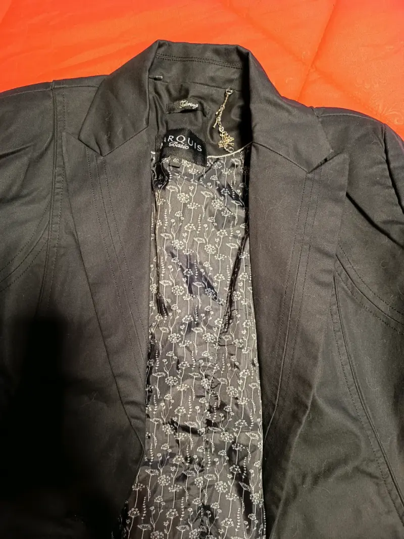 Blazer negro para mujer Marquis elegante - 4