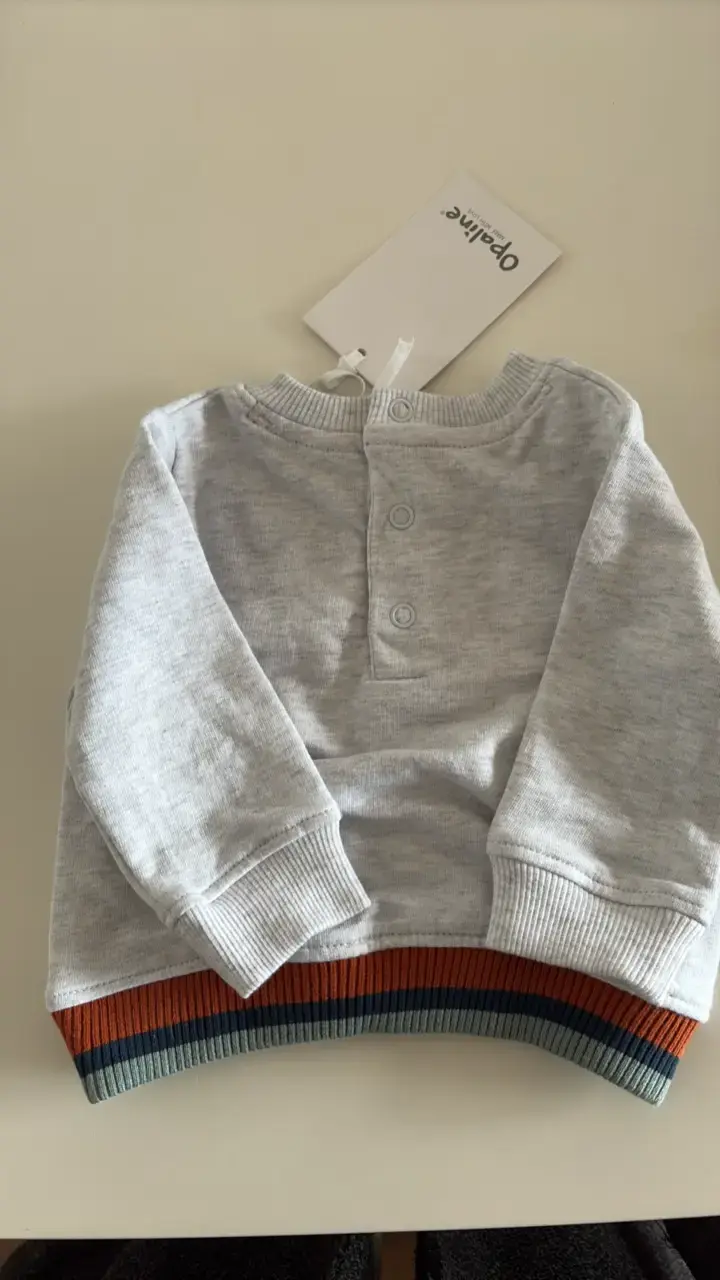 Polerón gris para bebé con diseño Opaline - 4