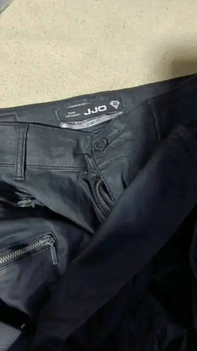 Pantalones skinny fit negros JJO para mujer - miniatura 1