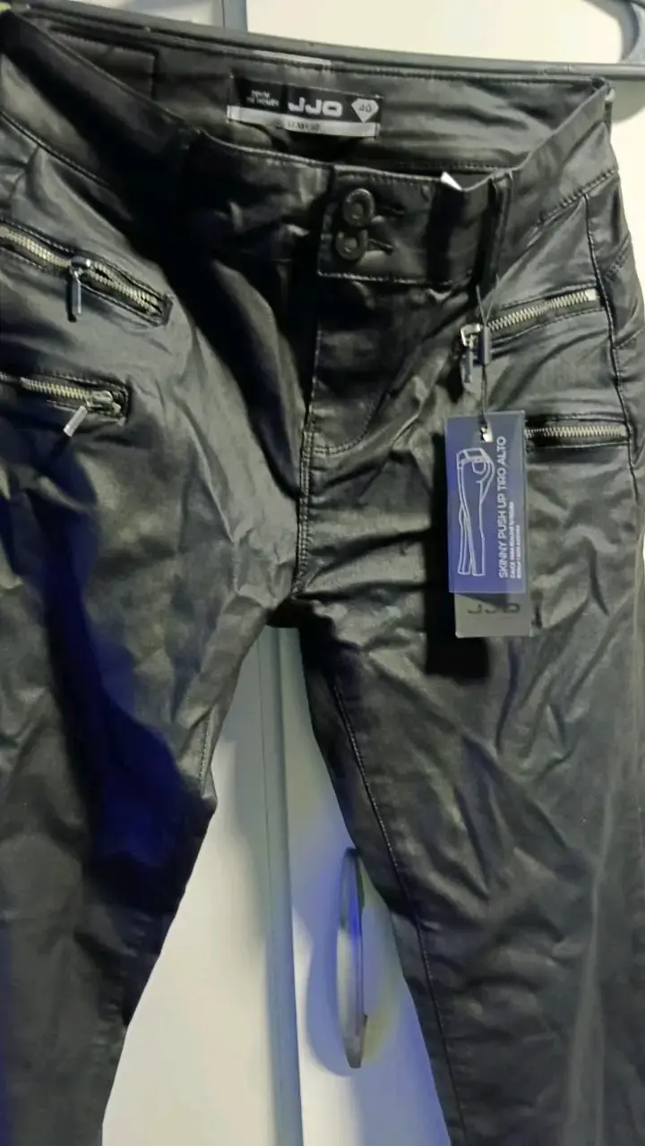 Pantalones skinny fit negros JJO para mujer - 2