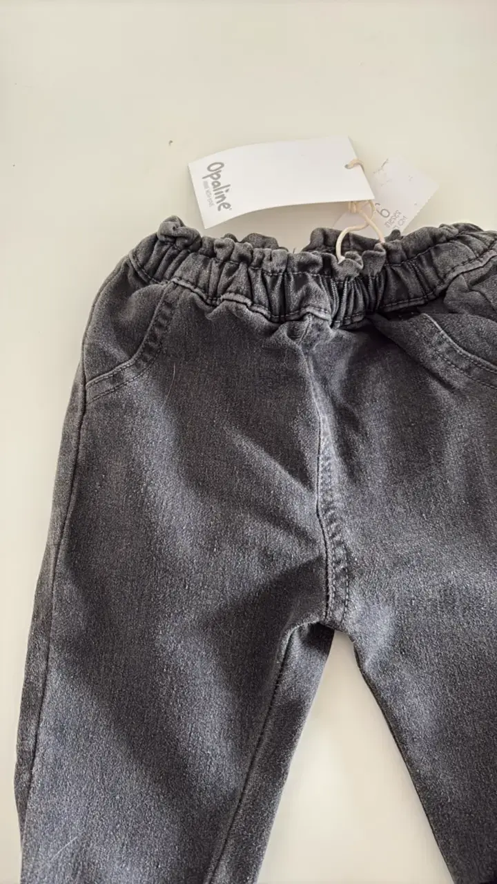 Pantalones de bebé gris Opaline - 2