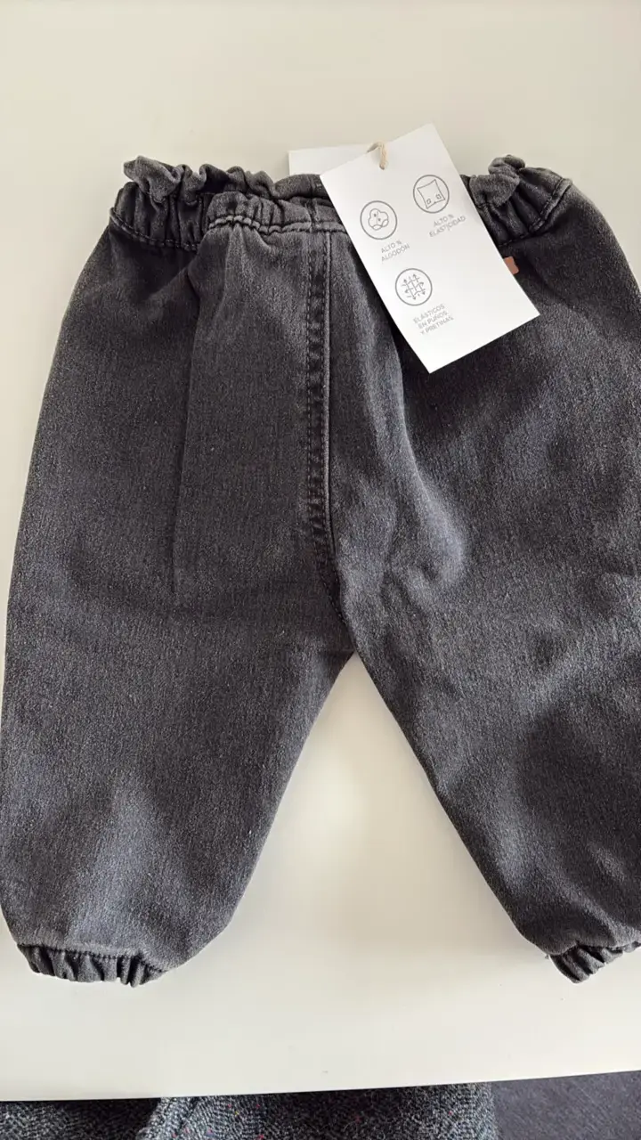Pantalones de bebé gris Opaline - 3