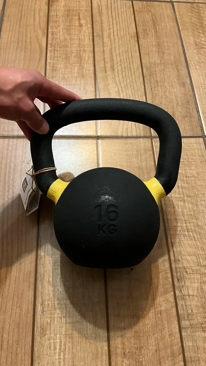 Kettlebell de Hierro Fundido 16 kg - 1