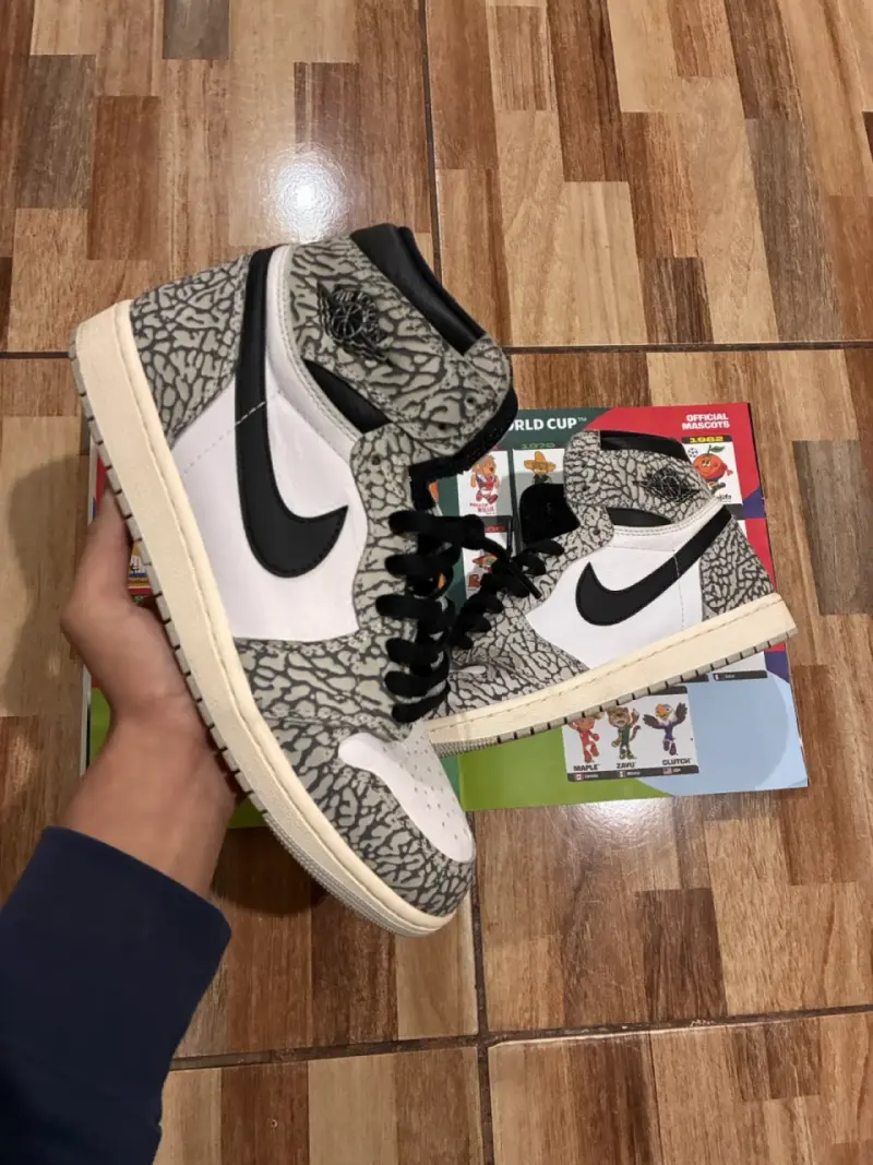 Zapatillas Nike Air Jordan con diseño animal print - 1