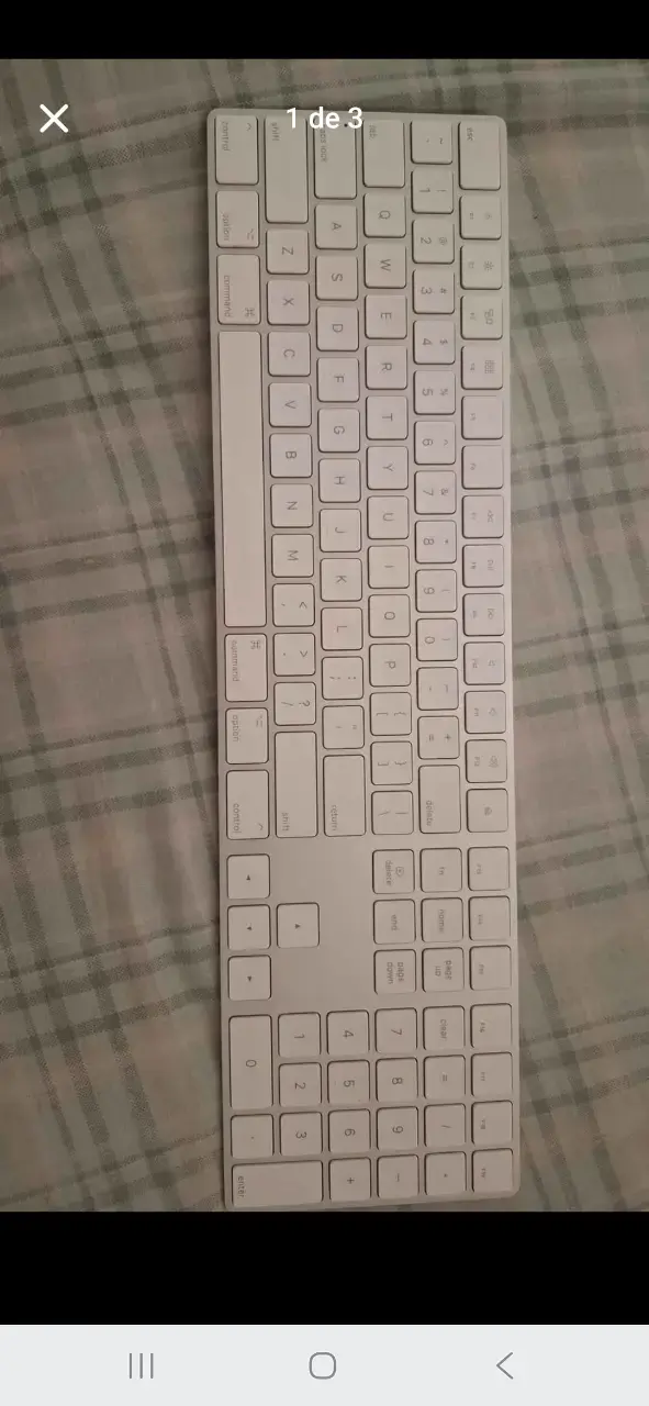 Teclado inalámbrico Apple Magic Keyboard blanco - 1