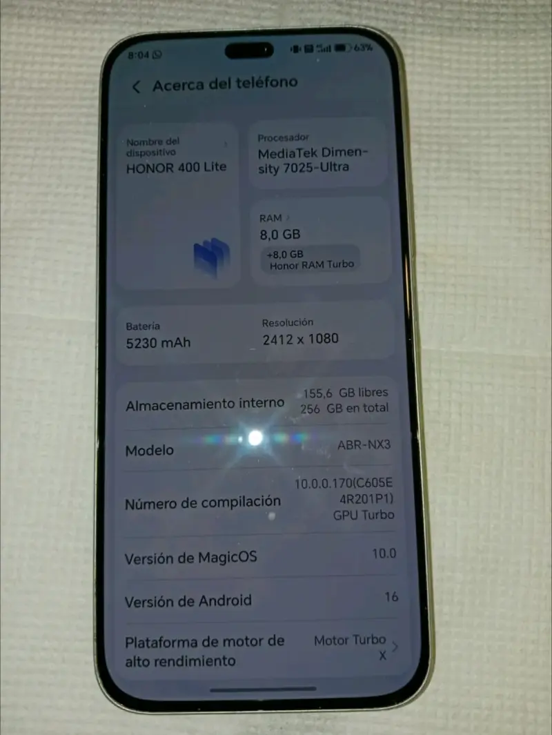 Celular Honor 400 Lite - 3