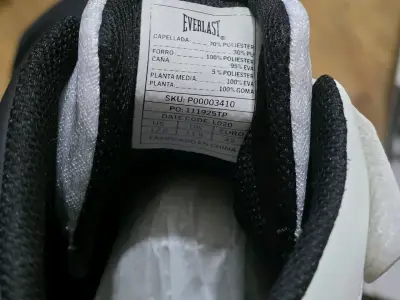 Botines de Boxeo Everlast Powerlock Blancos - miniatura 2