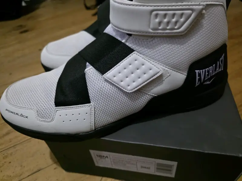 Botines de Boxeo Everlast Powerlock Blancos - 3