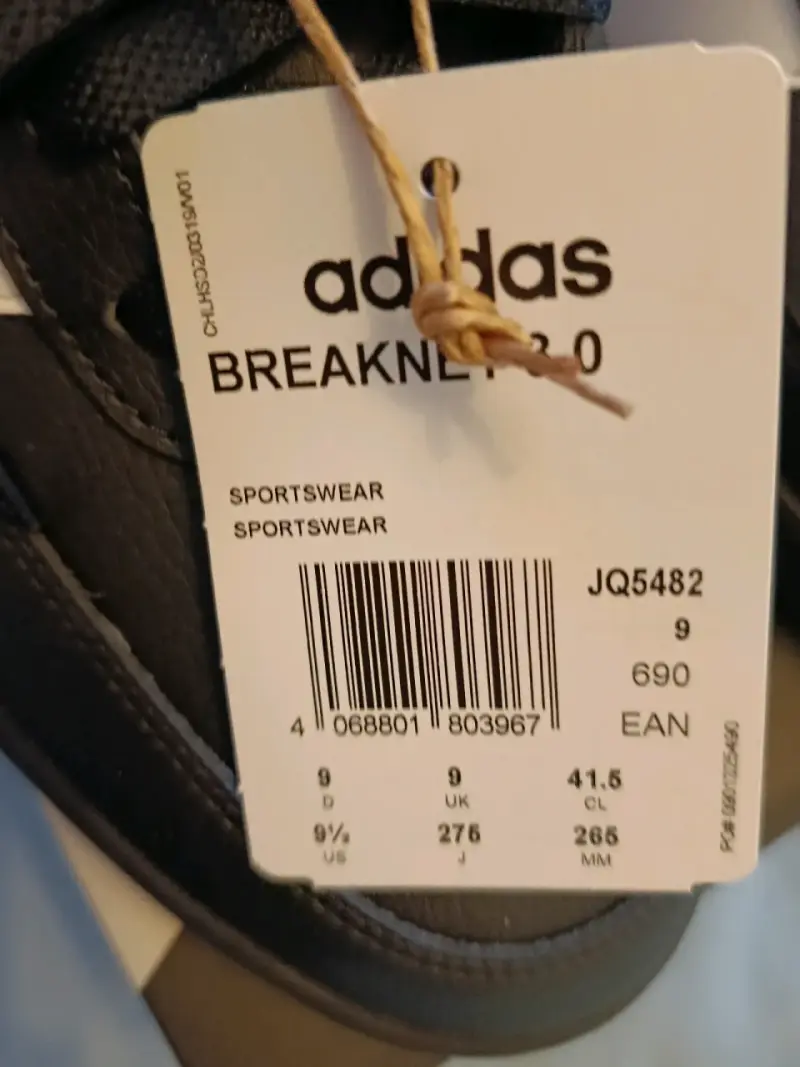 Zapatillas deportivas negras Adidas Breaknet 2.0 - 4