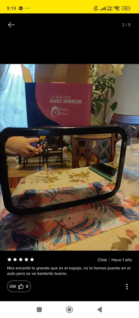 Espejo retrovisor para bebé Baby Horn - 3