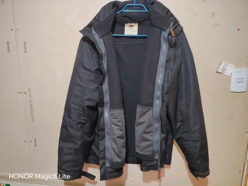Parka desmontable negra Quebec Ottawa 3 en 1 - 1