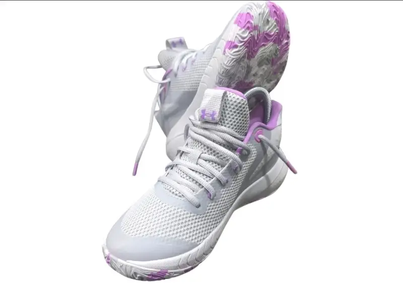 Zapatillas deportivas Under Armour blancas y moradas - 2
