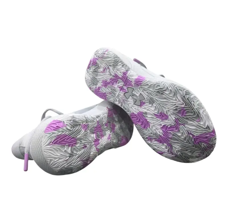 Zapatillas deportivas Under Armour blancas y moradas - 3
