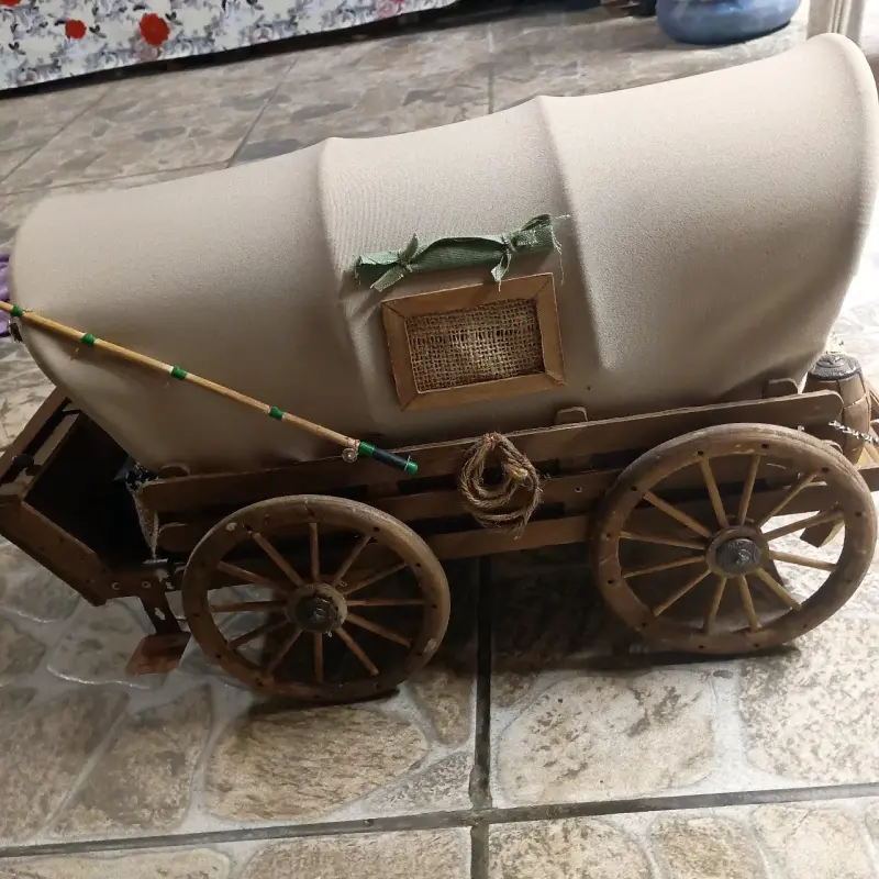 Carreta de madera antiguasdel viejo oeste american - 6