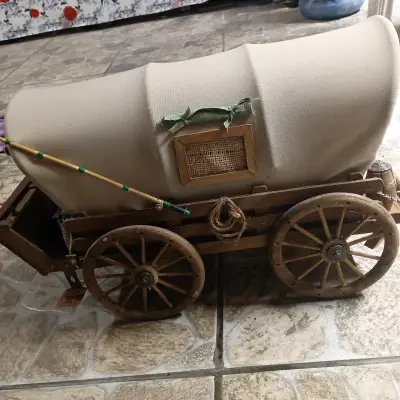 Carreta de madera antiguasdel viejo oeste american - miniatura 6
