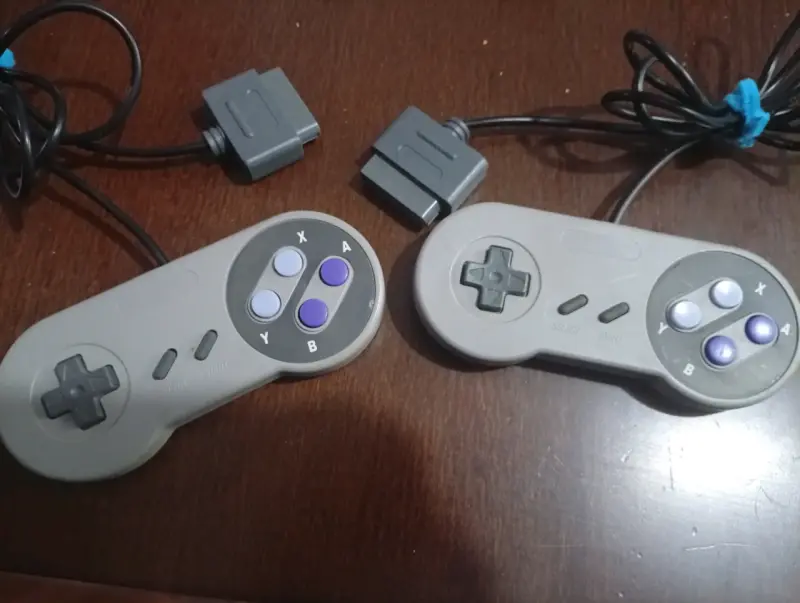 Controles de consola retro tipo SNES