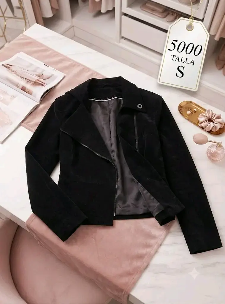 Chaqueta negra de mujer talla S