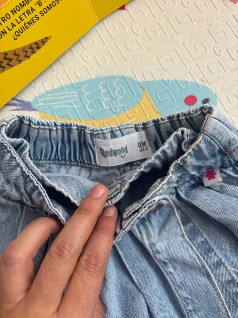 Falda de mezclilla short para niña - 2