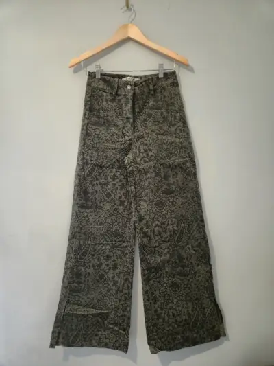 Pantalones Wide Leg print - miniatura 1