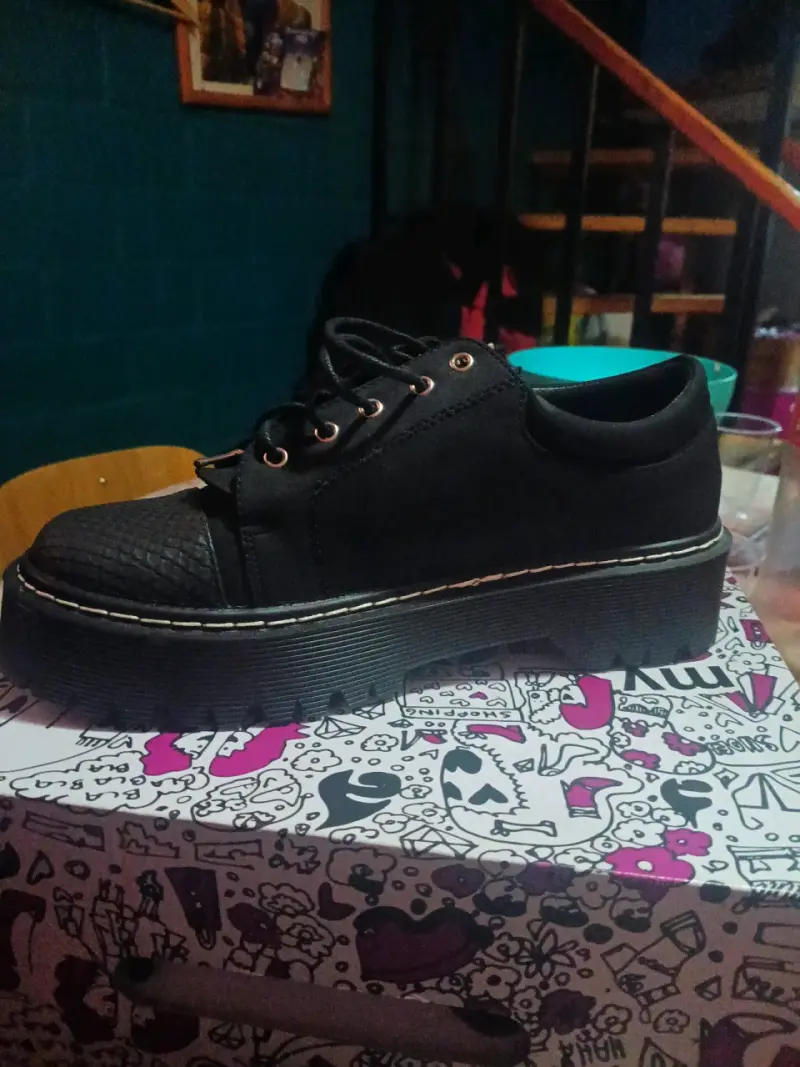 Zapatos de plataforma negros - 2