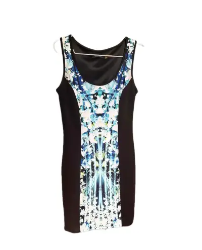 Vestido Guess Los Angeles estampado abstracto - miniatura 1