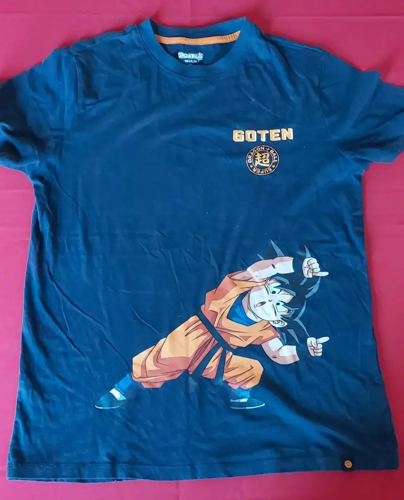 Polera Dragon Ball Z Goten azul