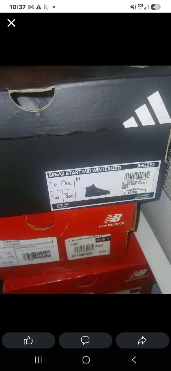 Zapatillas deportivas negras con forro interior - 5