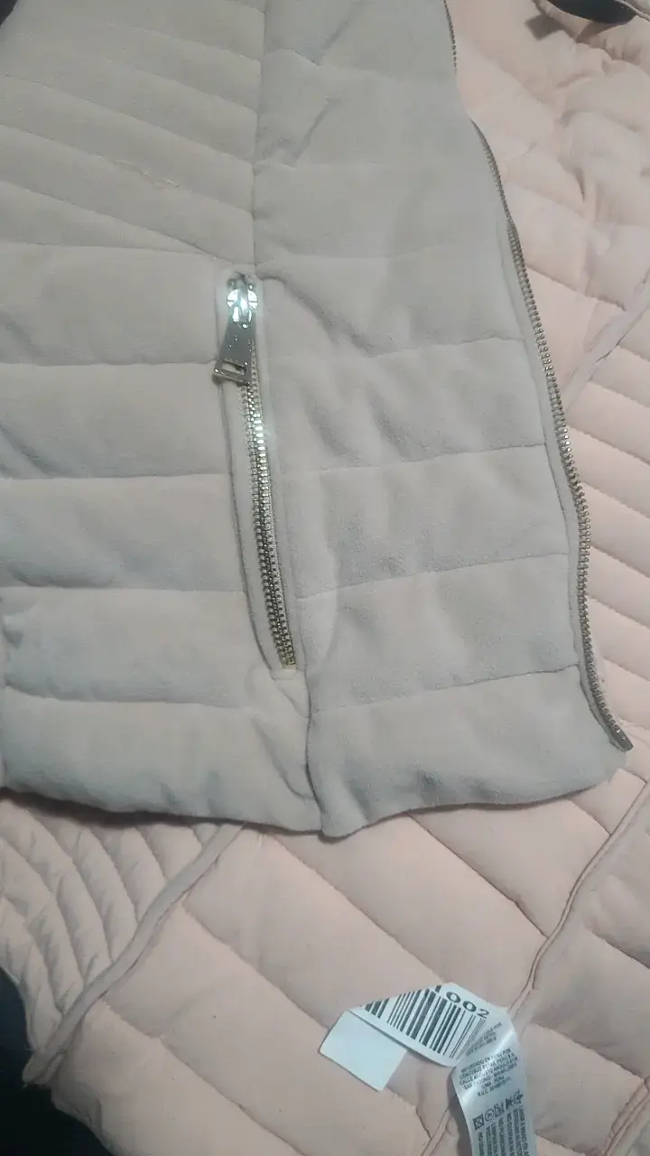 Chaqueta acolchada beige para mujer - 4