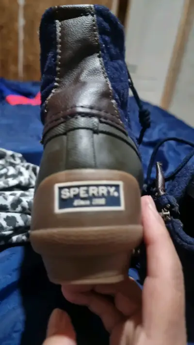 Botas impermeables azul y marrón Sperry - miniatura 2