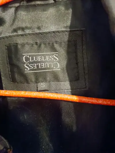 Chaqueta de cuero negra Clueless talla S - miniatura 2
