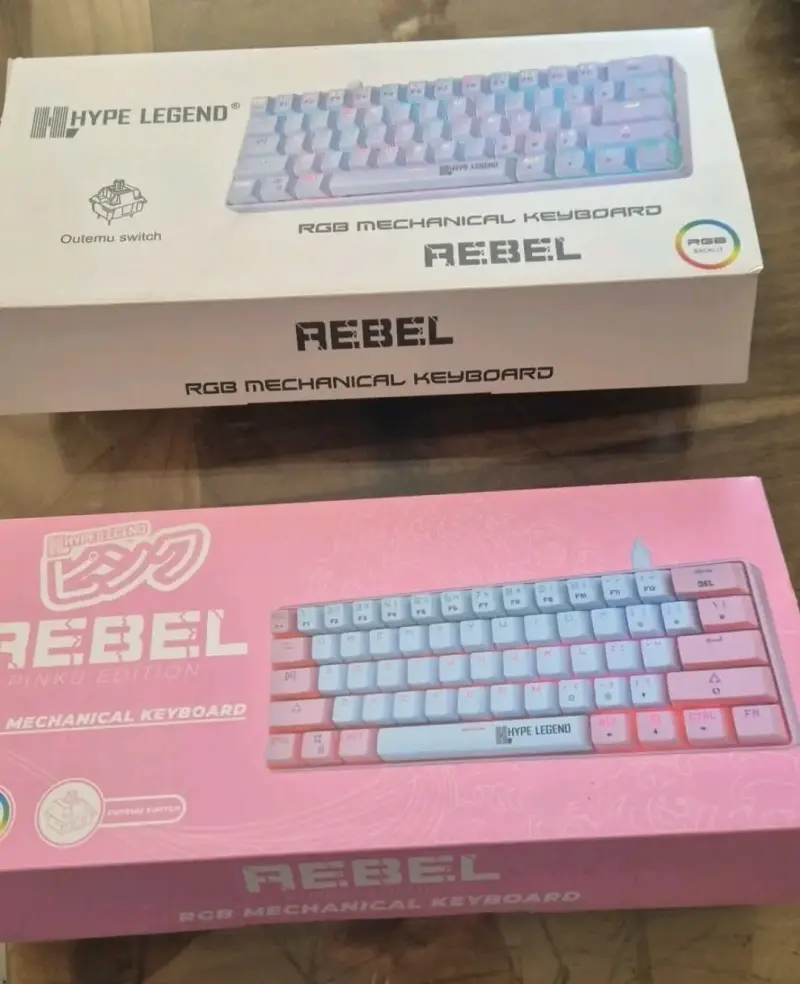 Teclado Mecánico RGB Hype Legend Rebel Pinku Editi - 1