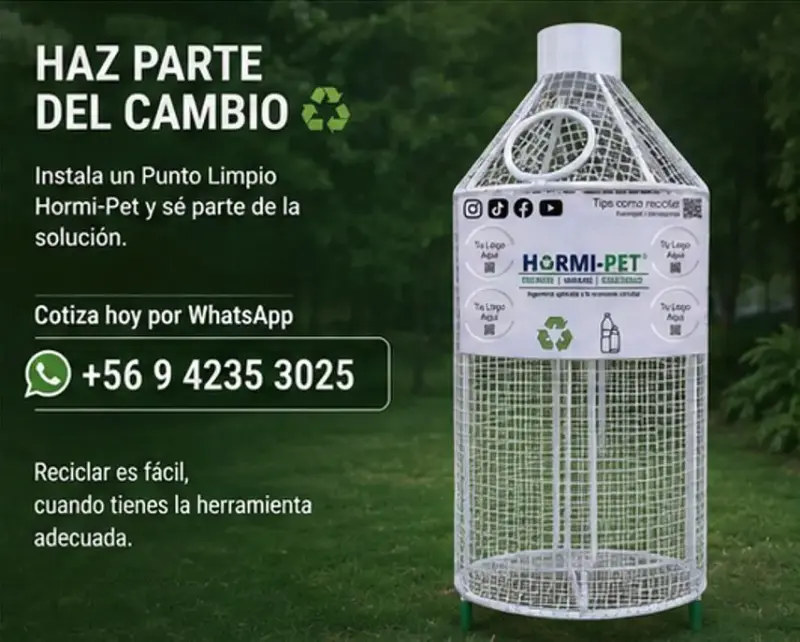 Contenedor de Reciclaje Hormi-Pet con Ruedas - 2
