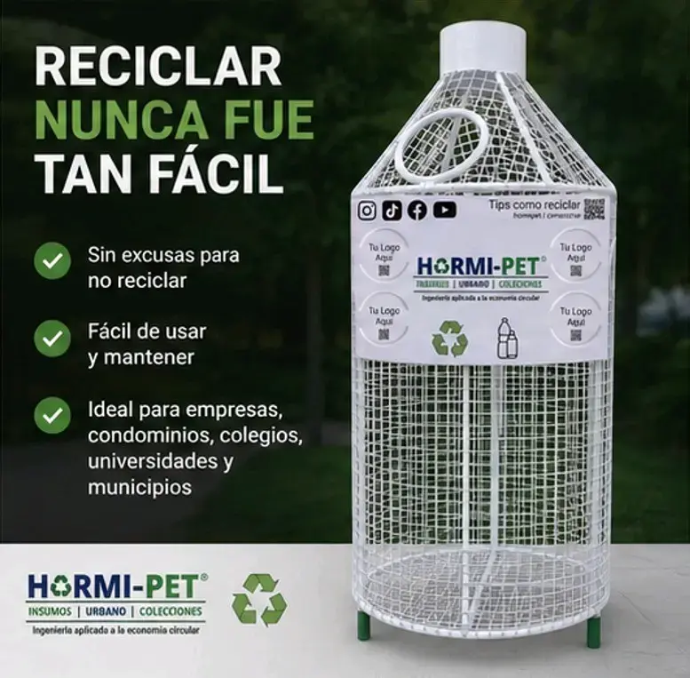 Contenedor de Reciclaje Hormi-Pet con Ruedas - 3