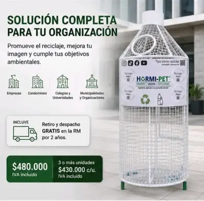 Contenedor de Reciclaje Hormi-Pet con Ruedas - miniatura 5