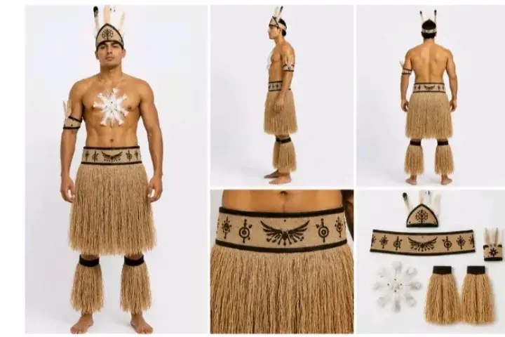 Traje baile pascuense talla XL