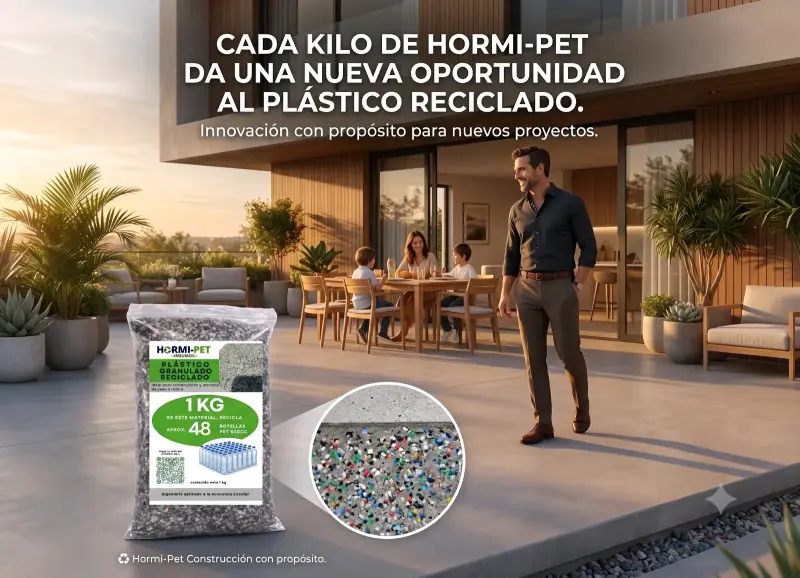 Plástico Granulado Reciclado Hormi-Pet 1kg - 4