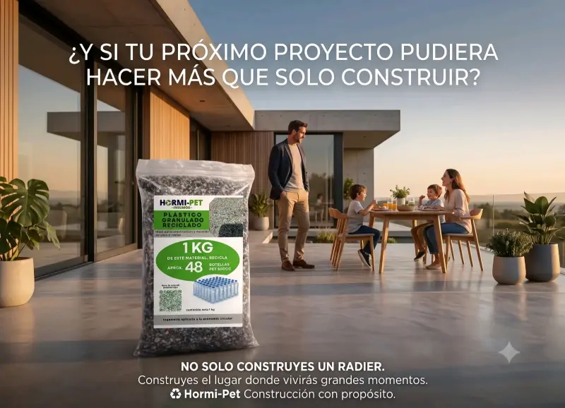 Plástico Granulado Reciclado Hormi-Pet 1kg - 5