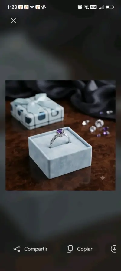 Anillo Plata 9.25 número 8 - miniatura 3