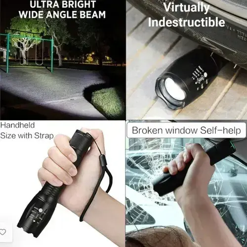 Linterna táctica LED recargable Pocketman XML-T6 - 2