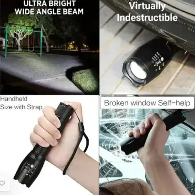 Linterna táctica LED recargable Pocketman XML-T6 - miniatura 2